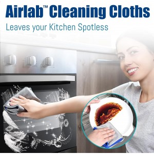 Airlab Streak Free Miracle Cleaning Cloth Easy Clean Pack of 8-12