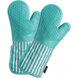 Silicone Oven Mitts Heat Resistant 932�...