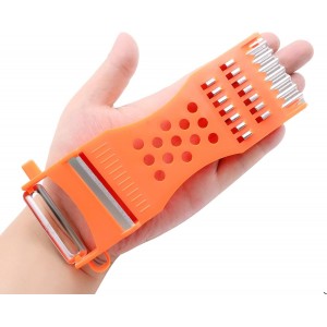2Pcs handheld Plastic Multifunction Kitchen Peeler Grater Slicer Tool,for Vegetable,Fruit,Cucumber,Potato,Carrots,Cheese,Chef Gadgets Tools