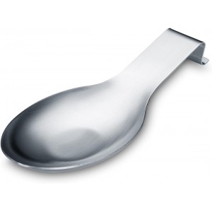 Matte Silver Spoon Rest, Stainless Steel...
