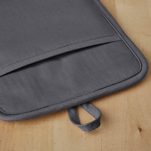 KitchenAid Ribbed Soft Silicone Pot Holder 2-Pack Set, Charcoal Grey, 7