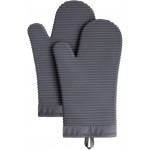 KITCHENAID Ribbed Soft Silicone Oven Mitt 2-Pack Set, 7.5
