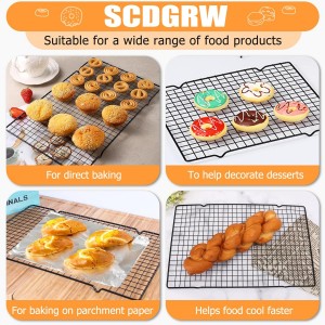 5PCS Cooling Racks for Cooking and Baking 10