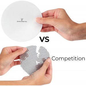 Jar Opener (4PK) - Rubber Jar Gripper for Weak Hands - Bottle Opener for Arthritic Hands - Jar/Lid Opener Gripper Pad - Non Tear - Coaster - Trivet