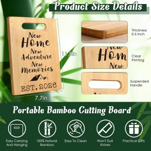House Warming Gifts New Home, Perfect House Warming Gifts, New Home Gift Idea for Women Men Homeowner, New Apartment Essentials, New Home New Adventure New Memories 2026 Cutting Board