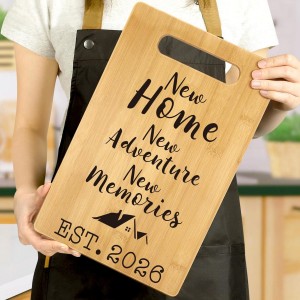 House Warming Gifts New Home, Perfect House Warming Gifts, New Home Gift Idea for Women Men Homeowner, New Apartment Essentials, New Home New Adventure New Memories 2026 Cutting Board