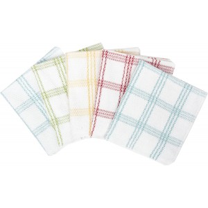 Ritz Cotton Scouring Dish Cloth 5-Pack, Multi