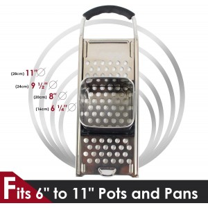 Premium Grade Stainless Steel Spaetzle Maker with Comfort Grip Handle, Stainless Steel Spider Strainer Skimmer Spoon Pasta Strainer, Homemade Traditional German Egg Noodle Dumpling Making Tool Set