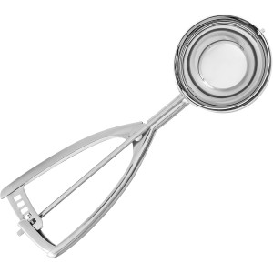 Jenaluca Jumbo Ice Cream Scoop - Cupcake and Muffin Scooper - 1/2 Cup Disher Size #8 scooper for icecream, batter & food portions