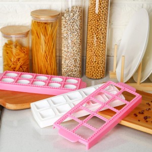 Ravioli Maker 2 Set Large Ravioli Cutter Ravioli Press Set Round Ravioli Mold and Cutter Square Ravioli Mold Ravioli Stamp for Kitchen Home Ravioli