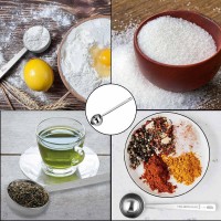 2 Pcs Coffee Scoop 18/8 Stainless Steel Measuring Coffee Spoon Set 1 Tablespoon (15ML) & 2 Tablespoon (30ML) Long Handle Spoons Metal Tablespoon for Coffee Tea Milk Powder Coffee Beans Sugar Flour