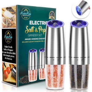 Electric Salt and Pepper Grinder set of ...
