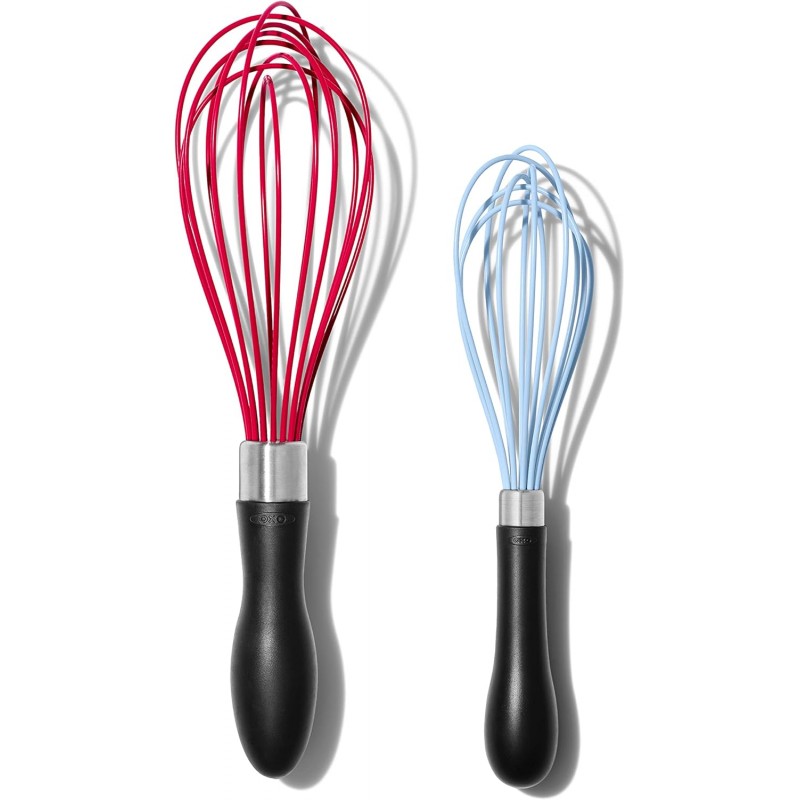 OXO Good Grips 2-Piece Silicone Whisk Set