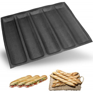 masteymoh 5-Cavity French Bread Baking P...
