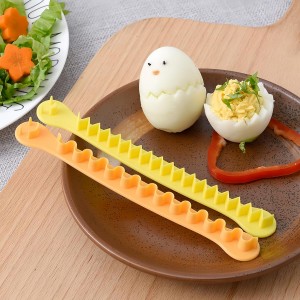 4Pcs Egg Slicer for Hard Boiled Eggs, Egg Cutter Exquisite Kitchen Accessories, Easy To Clean