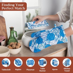 Maison d' Hermine Pot Holders 100% Cotton Heat Resistant Potholders 8