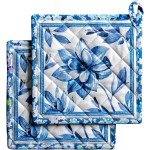 Maison d' Hermine Pot Holders 100% Cotton Heat Resistant Potholders 8