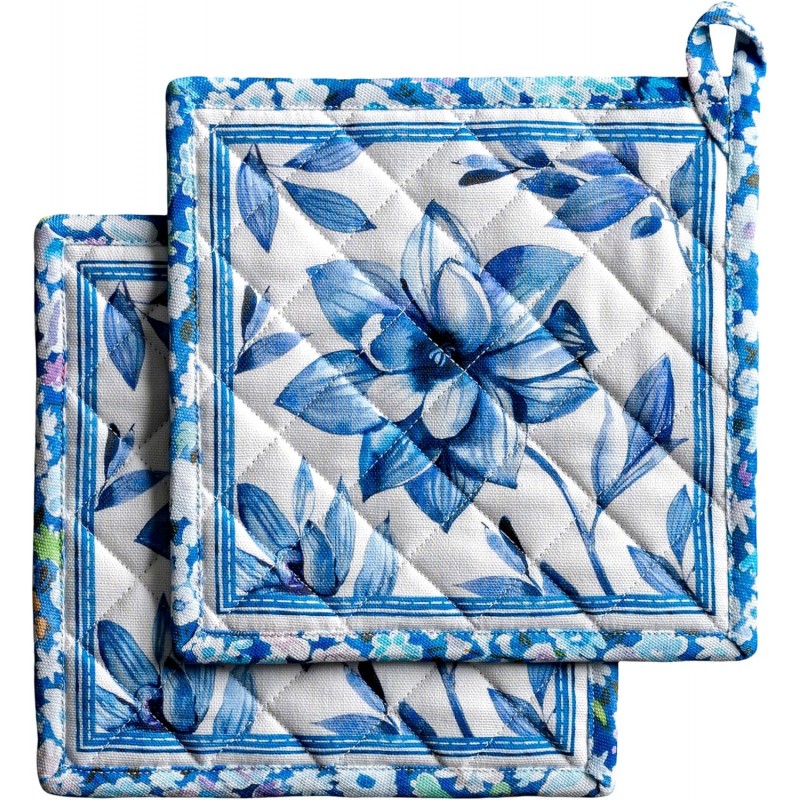 Maison d' Hermine Pot Holders 100% Cotton Heat Resistant Potholders 8