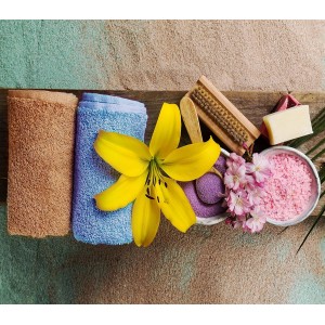 Towel and Linen Mart 100% Cotton - 24 Pack Wash Cloth Set - Flannel Face Cloths, Highly Absorbent and Soft Feel Fingertip Towels (Multi, Pack of 24)