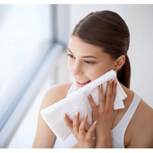 Towel and Linen Mart 100% Cotton - 24 Pack Wash Cloth Set - Flannel Face Cloths, Highly Absorbent and Soft Feel Fingertip Towels (Multi, Pack of 24)