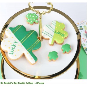 Shamrock Cookie Cutter 4 Pieces 4 Sizes 1