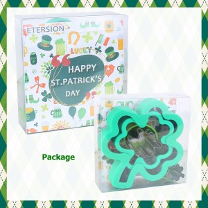 Shamrock Cookie Cutter 4 Pieces 4 Sizes 1
