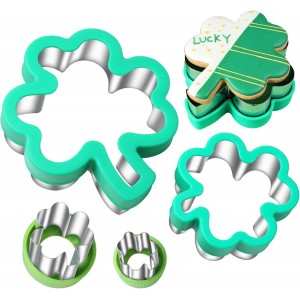 Shamrock Cookie Cutter 4 Pieces 4 Sizes ...