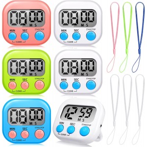 Flutesan 6 Pack Digital Kitchen Timer Fi...