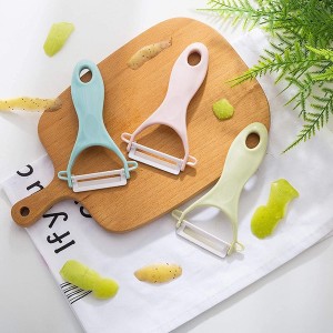 Potato Peelers 3 Pack, Fruit Peelers Potato Peeler, Cucumber, Apple Peelers for kitchen Original Vegetable Peeler-Set of 3 (Ceramic Blade)…