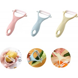 Potato Peelers 3 Pack, Fruit Peelers Pot...