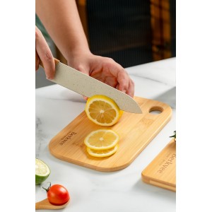 2 PCs Berkvee Small FSC-CERTIFIED Bamboo Wood Cutting Board Set – Mini Lightweight Wooden Cutting Board- BPA Free