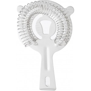 Amazon Basics 10-Piece Stainless Steel Cocktail Shaker Bar Tool Set with Bamboo Stand Holder, Home Bar Drink Mixing Accessories, Housewarming Gift