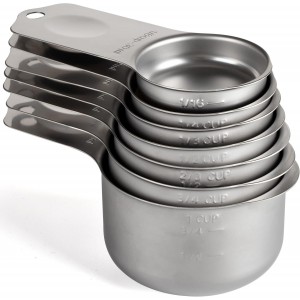 Stainless Steel Measuring Cups Set of 7 ...