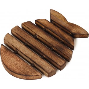 eTroves Wooden Trivet for Hot Dishes Pot...