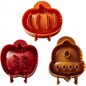 Fall Hand Pie Molds Apple, Acorn & Pumpkin, Fall Hand Pie Molds Set of 3, Mini Pie Mould Dough Press Mold Tool, Perfect Kitchen Tools Accessories for Hand Pies, Pierogi, Ravioli, Calzone & Empanada