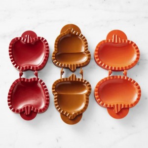 Fall Hand Pie Molds Apple, Acorn & Pumpkin, Fall Hand Pie Molds Set of 3, Mini Pie Mould Dough Press Mold Tool, Perfect Kitchen Tools Accessories for Hand Pies, Pierogi, Ravioli, Calzone & Empanada