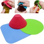 Jar Gripper Multi Purpose Reusable Rubber Gripper Jar Opener Gripper Rubber Jar Multi Purpose Bottle Lid Openers Fit for Most Bottles Set of 3
