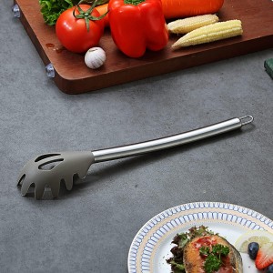 Berglander Spaghetti Spoon Non-stick Silicone Pasta Server, Spaghetti Server For Cooking, Pasta Fork, Noddle Fork, Dishwasher Safe, Easy to Clean