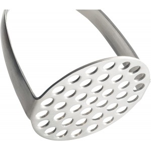 Potato Masher Stainless Steel, Best Mashed Potatoes Masher Kitchen Tool, Potato Smasher For Potatoe, Avocado, Sweet Potato, Beans, Large Heavy Duty Metal Mashing Utensil, 12.5 Inch