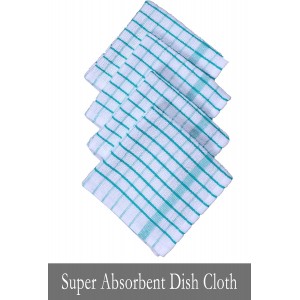 AMOUR INFINI Kitchen Dish Cloths Set of 8 - Ultra Soft, Highly Absorbent, Quick-Drying Terry Cotton Dishcloths 12