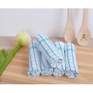 AMOUR INFINI Kitchen Dish Cloths Set of 8 - Ultra Soft, Highly Absorbent, Quick-Drying Terry Cotton Dishcloths 12