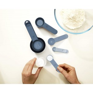 Joseph Joseph 98999 Nest Measure Measuring Cup Set, Sky Blue