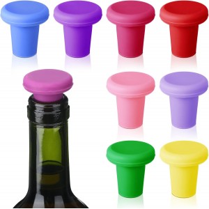 Yookeer 8 Pcs Wine Stoppers Silicone Bee...