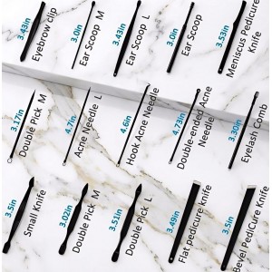 Manicure Set Professional Nail Clipper Kit-26 Pieces Stainless Steel Manicure Kit,Nail Care Tools with Luxurious Travel Case (Brown)