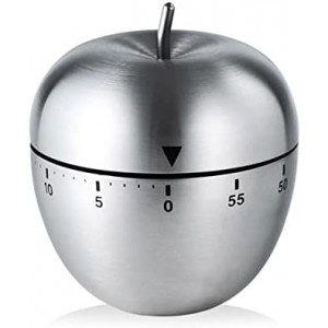 Apple Kitchen Timer Cute Manual, Stainle...