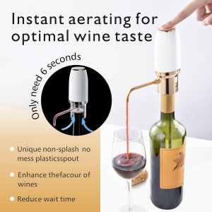 wine aerator Electric,Wine Aerator, Electric Wine Decanter, Wine Aerator Pourer Spout, Wine Dispenser, Wine Accessories， Best Gifts for Wine Lovers