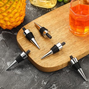 Honeydak 16 Pieces Metal Bottle Stopper Blank Stainless Steel Wine Bottle Stopper Kit Reusable Wine Saver Corks Hardware for Wedding Party Bar Turning