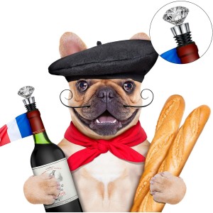 Honeydak 16 Pieces Metal Bottle Stopper Blank Stainless Steel Wine Bottle Stopper Kit Reusable Wine Saver Corks Hardware for Wedding Party Bar Turning