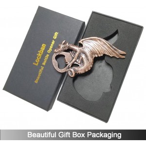 Dragon Bottle Opener Gothic Dragon Style Metal Beer Bartender Bottle Opener for Men Dad Boyfriend Gift Bar Party Game