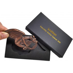Dragon Bottle Opener Gothic Dragon Style Metal Beer Bartender Bottle Opener for Men Dad Boyfriend Gift Bar Party Game